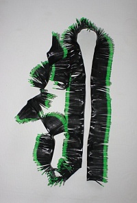 Нарезка черная с зелеными кончиками